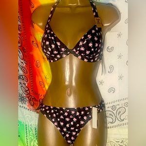 Pink Victoria secret bathing suit size MED